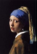 Johannes Vermeer Girl with a Pearl Earring, oil on canvas